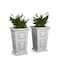 Mayne Wyndham 24in Tall Planter - White 2-Pack 7829-W - alternate 1